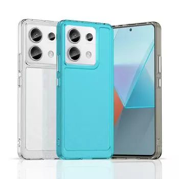 Прозрачный силиконовый чехол TPU для Xiaomi Redmi Note 13 Pro 5G 12 Pro+, защитный чехол, противоударный, прозрачная текстура, модный чехол Redmi Note 13 Pro 5G серый