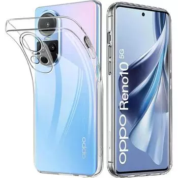 Прозрачный силиконовый мягкий чехол для телефона Oppo Reno 10 5G 8T 4G 10 Pro 5G 8 Pro A18 A38 A78 A58 A98 5G 4G A17 A16, ультратонкий прозрачный чехол, задняя крышка OPPO A16 / A16s чистый