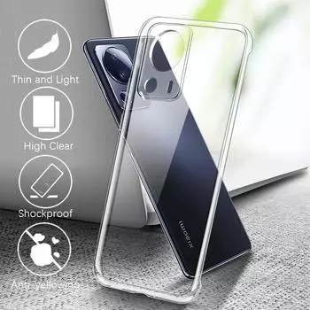 Прозрачный силиконовый мягкий чехол для Xiaomi Mi 13 12 11 Lite 12T 11T Pro, ультратонкий чехол на заднюю панель для Xiaomi 12X 12 13 11i XIAOMI 13 прозрачный