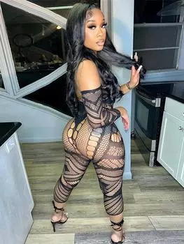 Прозрачный соблазнительный женский чулок для всего тела, рыболовная сеть, прозрачное полое женское обтягивающее белье, женские эротические костюмы XXS