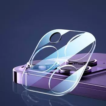 Прозрачный стеклянный чехол для камеры iPhone 16 15 14 13 12 11 Pro Max прозрачная защитная пленка для объектива задняя крышка iPhone 14 прозрачный