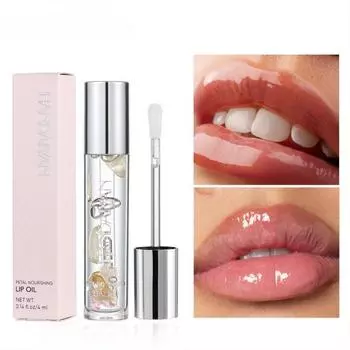 Прозрачный сухоцветный блеск для губ Зеркальный водный блеск для губ Блеск для губ Длительное увлажнение и увлажняющий перламутровый блеск для губ 01