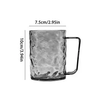 Прозрачный свет роскошный стакан для зубной щетки с ручкой для семейной пары, полки для хранения зубных щеток в ванной комнате прозрачный