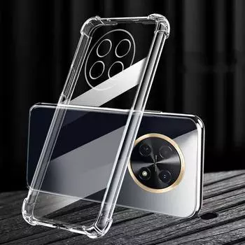 Прозрачный ударопрочный чехол TPU для Huawei Nova 12i 12S 12 SE Y72 Y71 Nova 11 Pro 11i прозрачный защитный ультратонкий прозрачный полный защитный чехол Huawei Nova 11 прозрачный