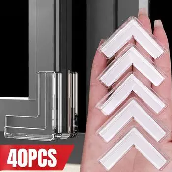 Прозрачный уголок для защиты от столкновений, защитный уголок для стола, защитный чехол для углов оконной мебели, защитный чехол для углов 1PC