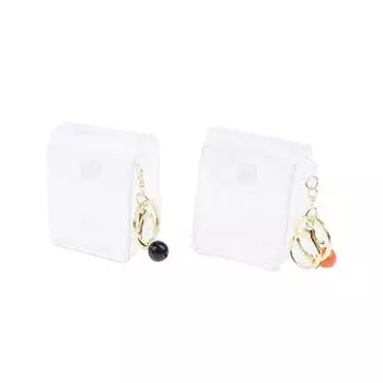 Прозрачный уличный ПВХ мини-сумка для демонстрации кукол в виде аниме, кошелек для монет, подвеска, квадратный мешочек, органайзер, кошелек для ключей, помады, наушников, сумка