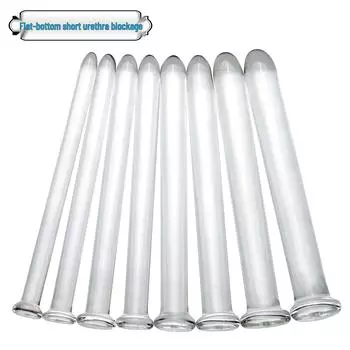 Прозрачный уретральный плаг «Лошадиный глаз» 5-12 мм для мужской стимуляции и тренировки SM-игрушка 5mm