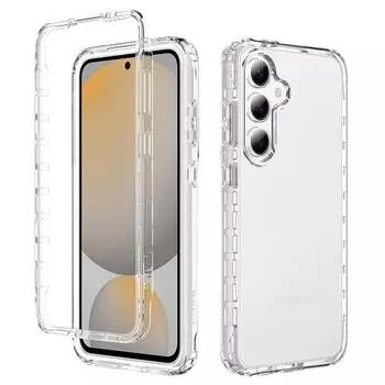 Прозрачный устойчивый к царапинам чехол для телефона Samsung Galaxy S25 Plus S23 FE S24 Ultra S22 S21 A56 A55 A54 5G A15 A16 A14 A36 A35 A34 for Galaxy S25 чистый