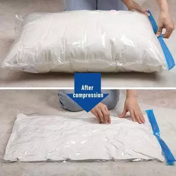 Прозрачный вакуумный мешок для хранения Yousheng, влагонепроницаемый, многоразовый, складной, сжатый, утолщенный, вакуумный мешок, органайзер для одежды и одеял A