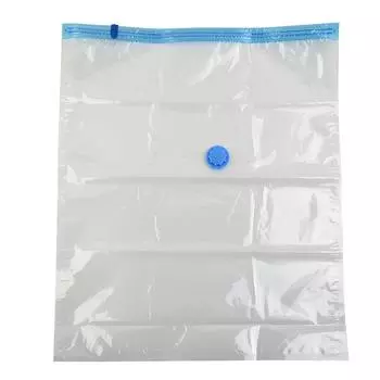 Прозрачный вакуумный мешок складной сжатый экономит место для хранения одежды большой размер 30x40cm