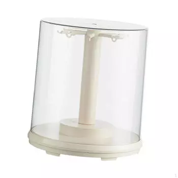 Прозрачный витринный шкаф для фигурок, практичный, универсальный, вращающийся ящик для хранения кукол для мини-игр