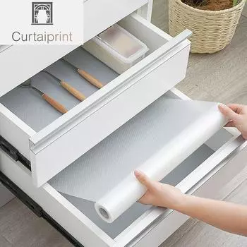 Прозрачный водостойкий маслостойкий вкладыш для полки для ящика, чехол для полки, коврик для шкафа, нескользящие вкладыши для ящиков, кухонного шкафа S