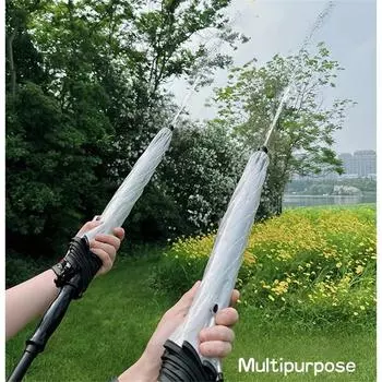 Прозрачный забавный зонт с водяным пистолетом для лета для детей, мужчин и женщин, игрушка для вечеринки, открытый бассейн
