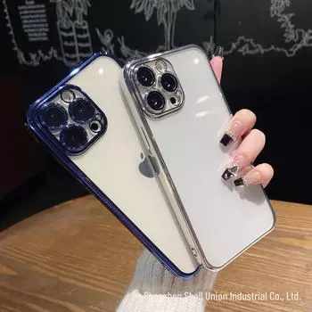 Прозрачный защитный чехол для iPhone 16 Pro MAX с пленкой для объектива для iPhone 13 iPhone 16 Pro Max