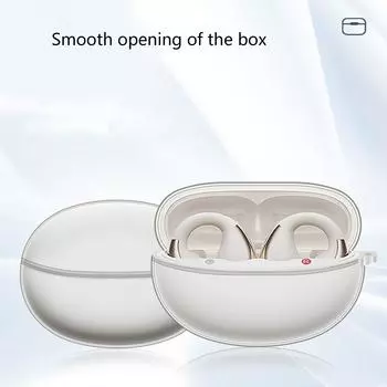 Прозрачный защитный чехол для переноски, ударопрочный, для наушников QCY C30, пылезащитный корпус, моющийся, устойчивый к царапинам чехол