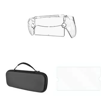 Прозрачный защитный чехол для ПК, ударопрочный, моющийся, для PS5 Portal (слоновая кость)