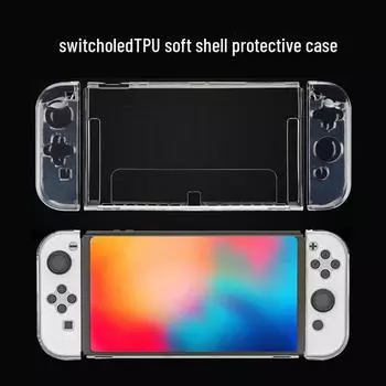 Прозрачный защитный чехол и оболочка для Switch OLED TPU Switch Lite