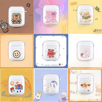 Прозрачный защитный чехол из ТПУ для AirPods Pro Cartoon для 2-го/3-го поколения AirPods Pro