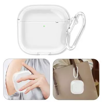 Прозрачный защитный чехол из ТПУ для наушников AirPods 4, амортизирующий тонкий чехол, защитный прозрачный чехол из ТПУ, плотно прилегающий