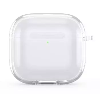 Прозрачный защитный чехол с карабином TPU Cover для Airpods 4(прозрачный)