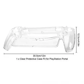 Прозрачный защитный чехол с защитой от царапин для игровой консоли ПК, чехол для контроллера, моющийся для PS5 Portal для Playstation Portal