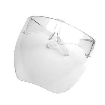 Прозрачный защитный козырек для лица, полностью покрывающий защитную маску