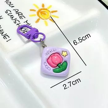 Прозрачный желеобразный сплав, брелок для собак, кошек, животных, металлическая сумка, подвеска, цепочка для телефона, ювелирные изделия