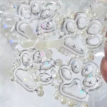 Прозрачный жемчуг бант кошачий коготь круассан сжимаемые игрушки супер мягкая декомпрессионная игрушка щипок креативная забавная игрушка для снятия стресса A1