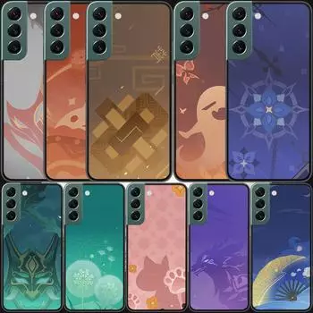 Прозрачный значок Genshin Impact для Samsung Galaxy A51 A71 5G A10S A20E A20S A30 A40 A50 A70 A50S A70S A21S A31 A41 Samsung A10