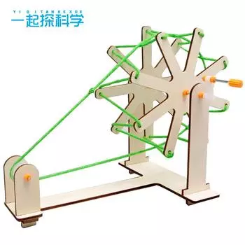 Прядильная машина своими руками Ученики начальной школы Технологии для детского сада Мелкое производство Сборные вручную материалы Детский научный эксперимент Учебные пособия древесина