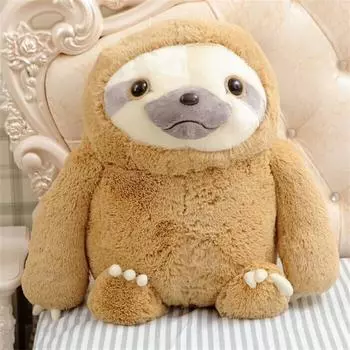 Прямая Креативная Милая Кукла Ленивец Детская Плюшевая Игрушка Женская Подушка для Объятий Подарок на День Рождения about 40cm