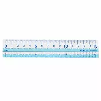 Прямая линейка KOKUYO Manabisuto из переработанной ПЭТ-смолы 15 см GY-GBA110B