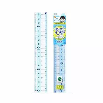 Прямая линейка Reimei Teacher Recommended 18 см APJ136 2 [x шт.] светло-синий