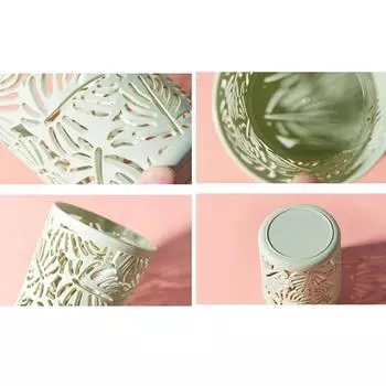 Прямая поставка, 1 шт., креативный держатель для карандашей с полостями и листьями, контейнер для хранения кистей