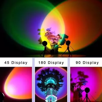 Прямая поставка фотография закат лампа светодиодный USB смарт-приложение пульт дистанционного управления проектор ночник домашний декор 5 В без выбора AE Mark