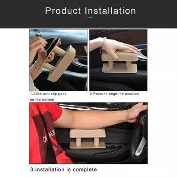 Прямая поставка подлокотника автомобиля левый подлокотник универсальная кожаная подушка-бустер центральный подлокотник ящик подлокотник верблюд
