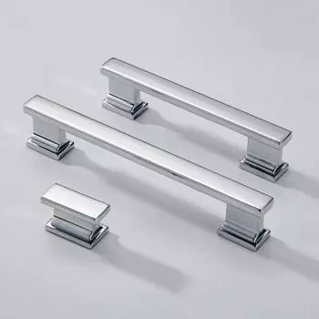 Прямая ручка для шкафа из цинкового сплава Прямая мебель Мебельные ручки Фурнитура Многофункциональные ручки для выдвижных ящиков Шкаф 106mm