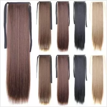 Прямая синтетическая шиньон Missqueen для наращивания волос для женщин 27