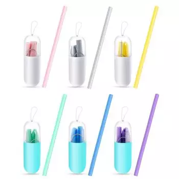 Прямая соломинка: 8 г силиконовая соломенная щетка: 2 г с коробкой для чистящей щетки: 21g серый