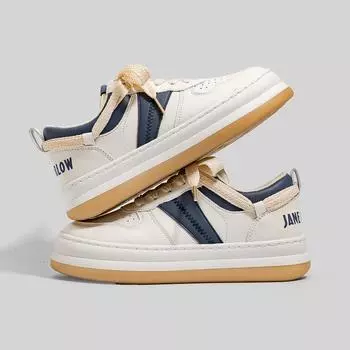 Прямая трансляция Hair Generation, белые туфли, женская мода, повседневные спортивные туфли для сноубординга, на шнуровке, весенние и низкие туфли с большим верхом, студенческие 35 синий