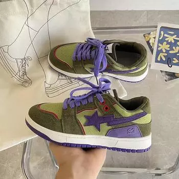 Прямая трансляция ретро немецкие кроссовки женские осенние туфли на плоской платформе модные универсальные спортивные кроссовки для сноуборда 35 зелёный