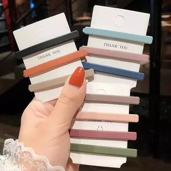 Прямая заколка для головного убора, челка, заколка для волос студентка, корейская версия, заколка для волос в стиле ins, аксессуары 5pcs