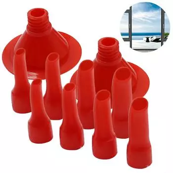 Прямой нажимной тип, клеевой наконечник, рот, 10 мм, тип «утконос»