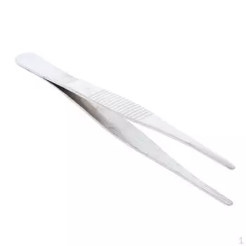 Прямой пинцет из нержавеющей стали 140 мм/5,51 дюйма для лабораторных работ, прочный