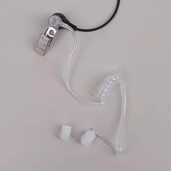 Прямой слушать только наушники прозрачная гибкая акустическая трубка для рации