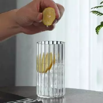 Прямой стакан Colin Glass в японском стиле, коктейльный бокал Highball, стакан Long Island для холодного чая, длинные стаканы для питья, кофейные чашки Transparent