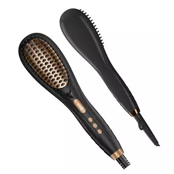 Прямой температурный светодиодный ЖК-дисплей, быстрая температура горения, портативный утюжок для волос, автоматическое отключение питания на 60 градусов, совместимый с вращением на 360 градусов, термостойкий