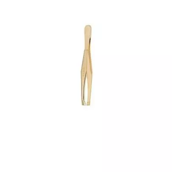 Прямой золотой пинцет для удаления волос Beter