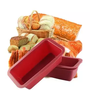 Прямоугольная антипригарная форма для домашнего тоста, хлеба, хлеба и буханки, противень для выпечки торта, силиконовая форма для выпечки