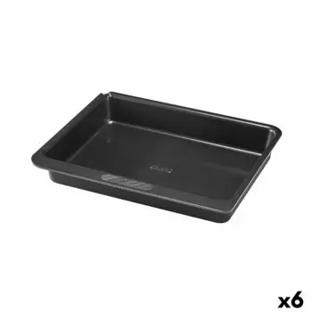 Прямоугольная металлическая форма для духовки Pyrex Magic Square, черная, 24 x 24 см (6 единиц)
